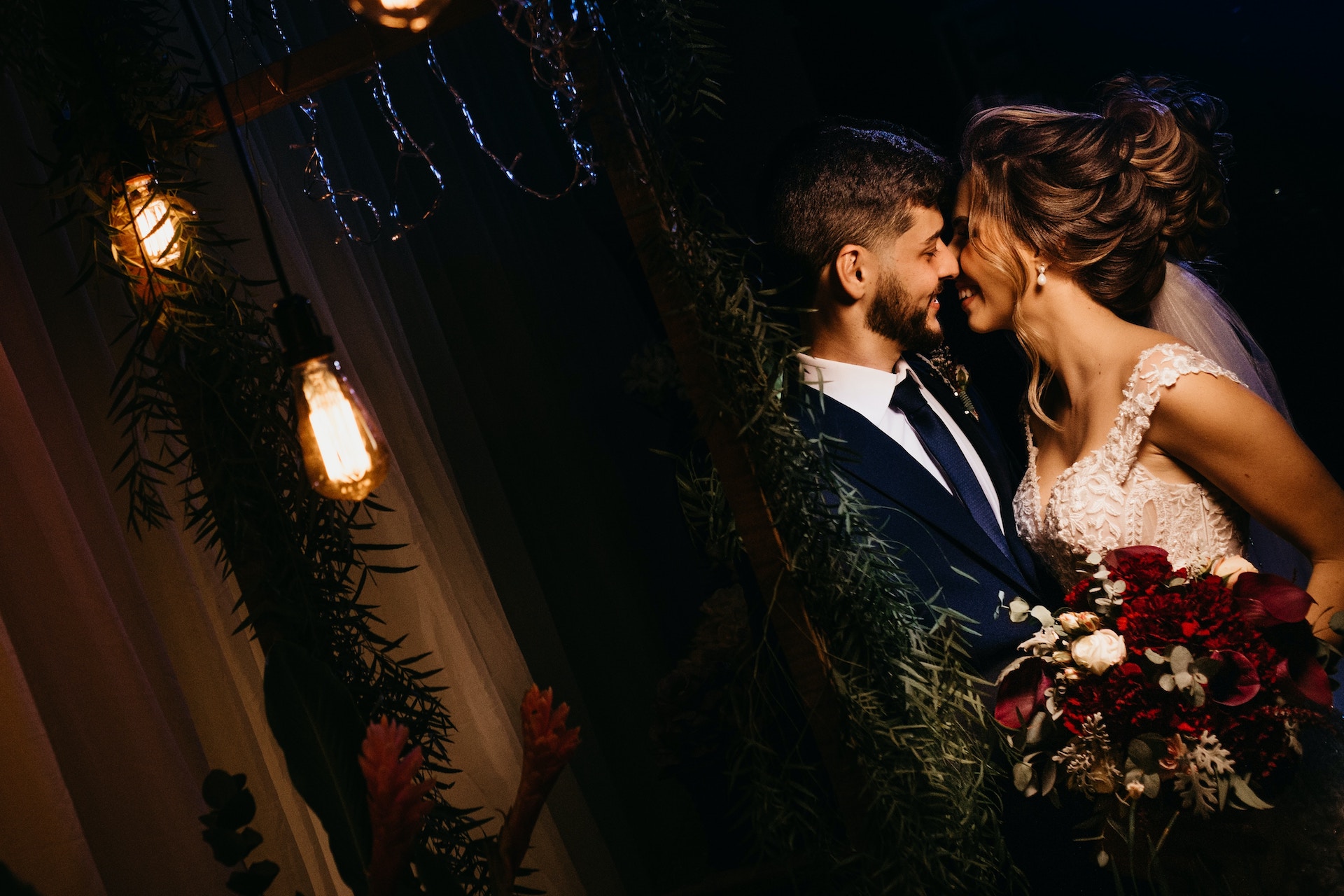 Photo of a wedding couple by Jonathan Borba on Unsplash